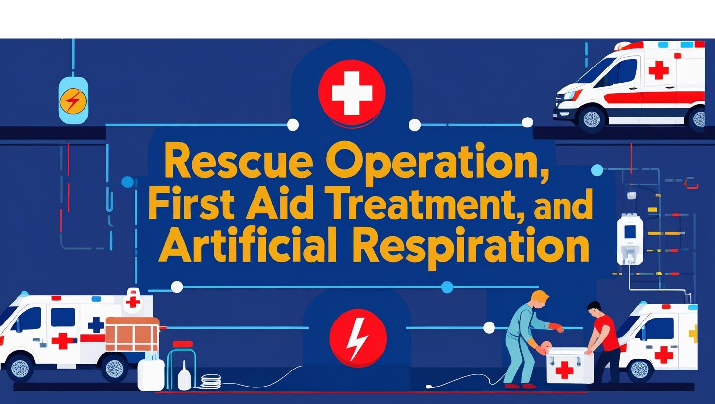 Rescue operation, First aid for electric shock, Artificial respiration demonstration